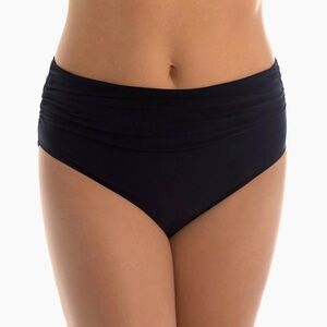Ladies MagicSuit‎ Shirred Jersey Swim Bottom Black Size 8